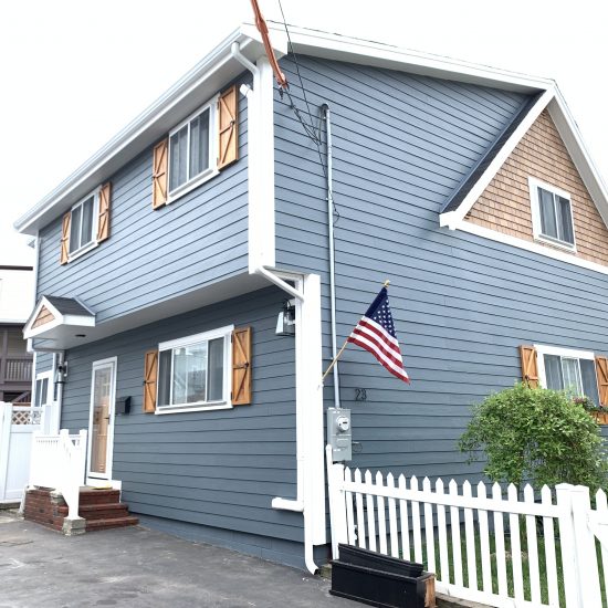 Side View New Siding