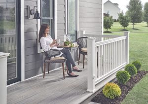 Woman Enjoying Wolf Serenity Decking